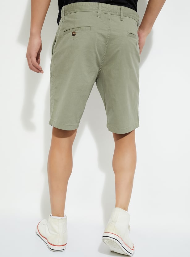 URB_N Men Solid Stretch Shorts