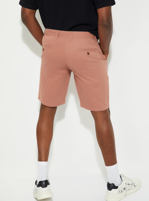 URB_N Men Solid Stretch Shorts