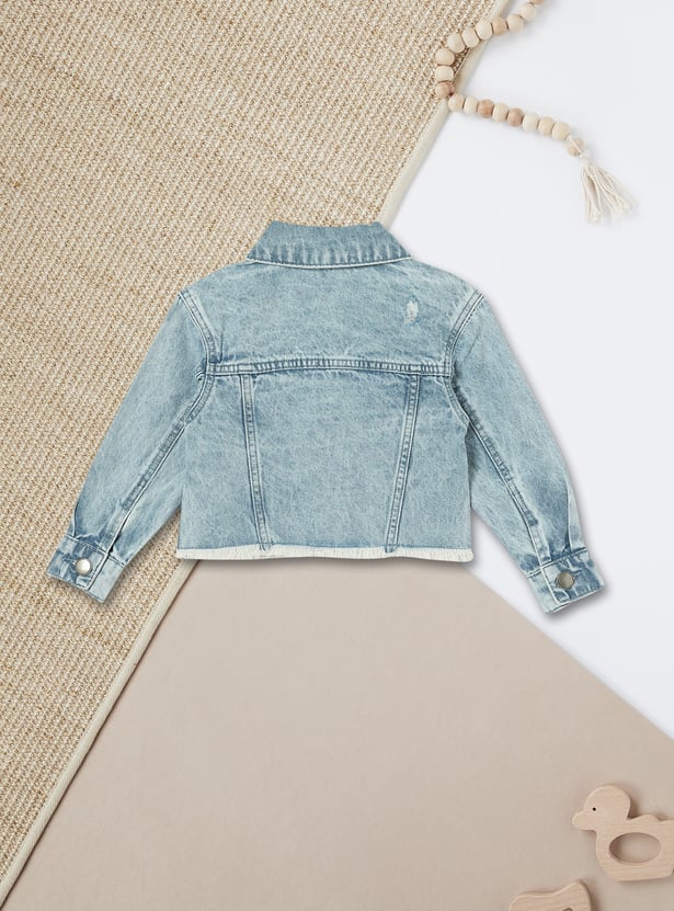 Girls Washed Denim Jacket