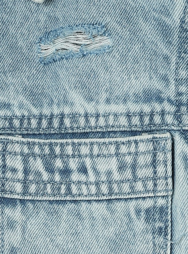 Girls Washed Denim Jacket