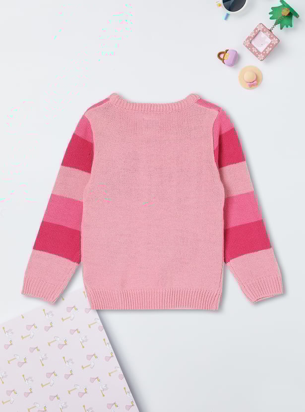 Girls Sequinned Sweater