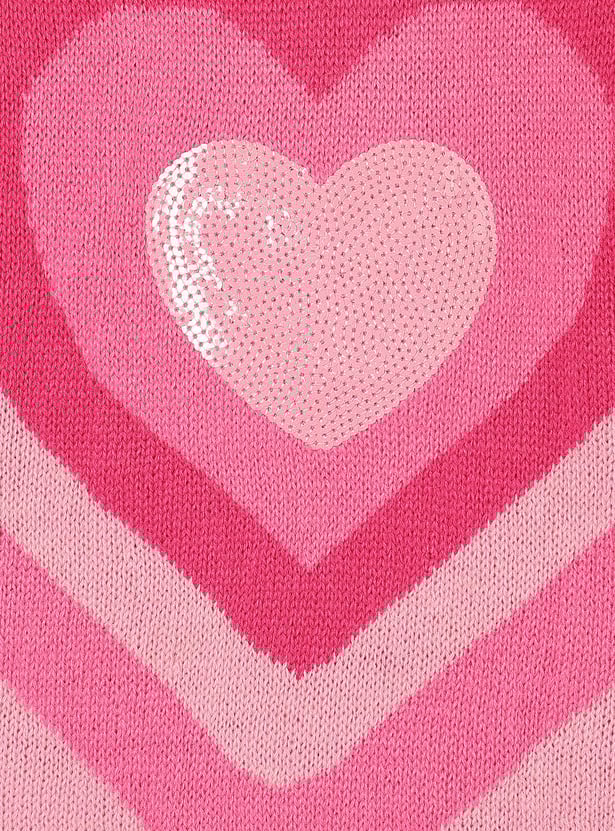 Girls Sequinned Sweater