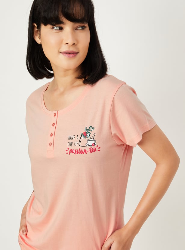 Women Printed Capri Set