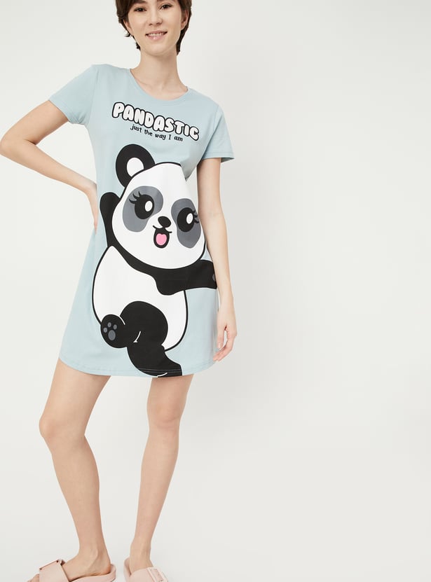Women Graphic Printed Chemise
