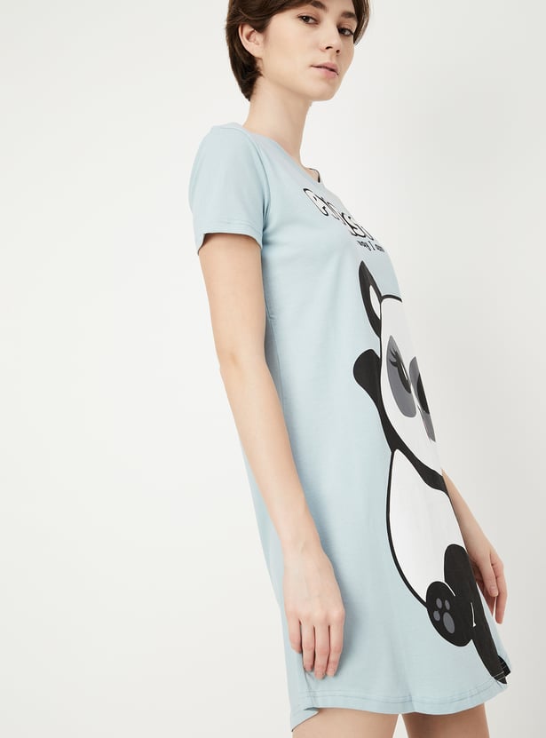 Women Graphic Printed Chemise