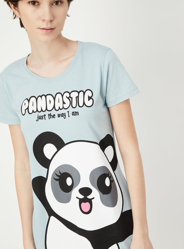 Women Graphic Printed Chemise