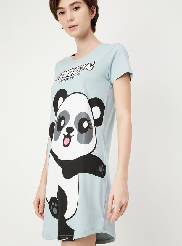 Women Graphic Printed Chemise