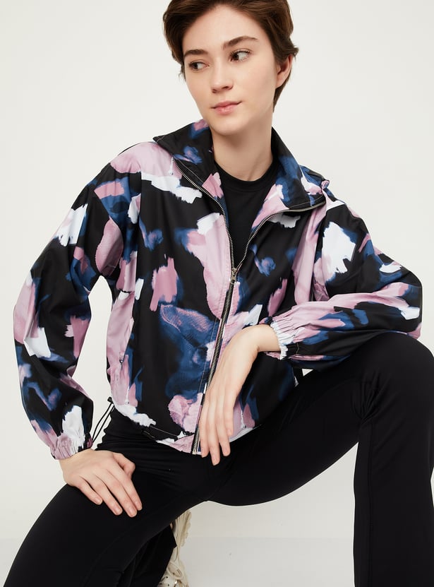 Women Printed Sporty Jacket