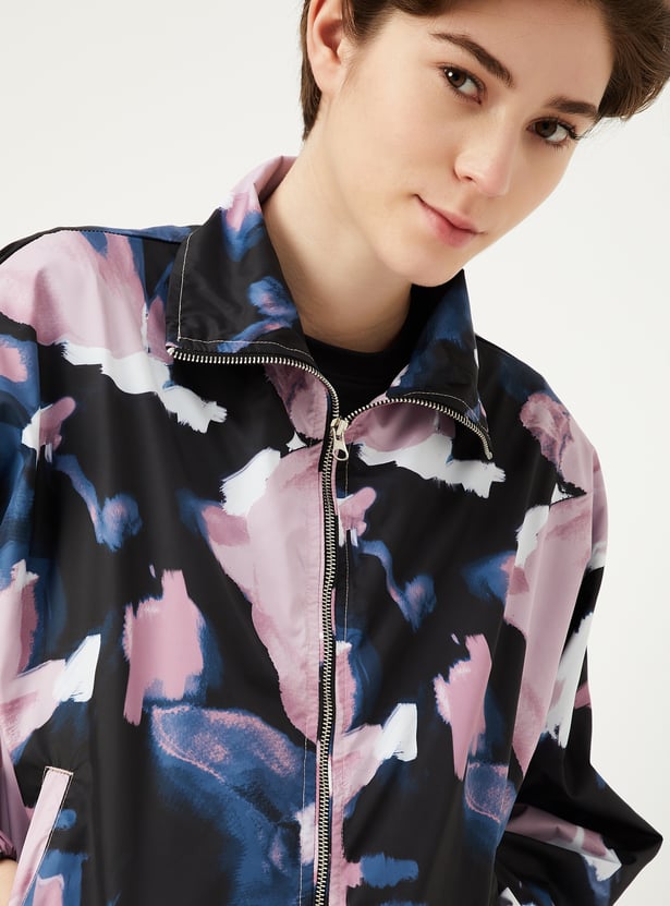 Women Printed Sporty Jacket