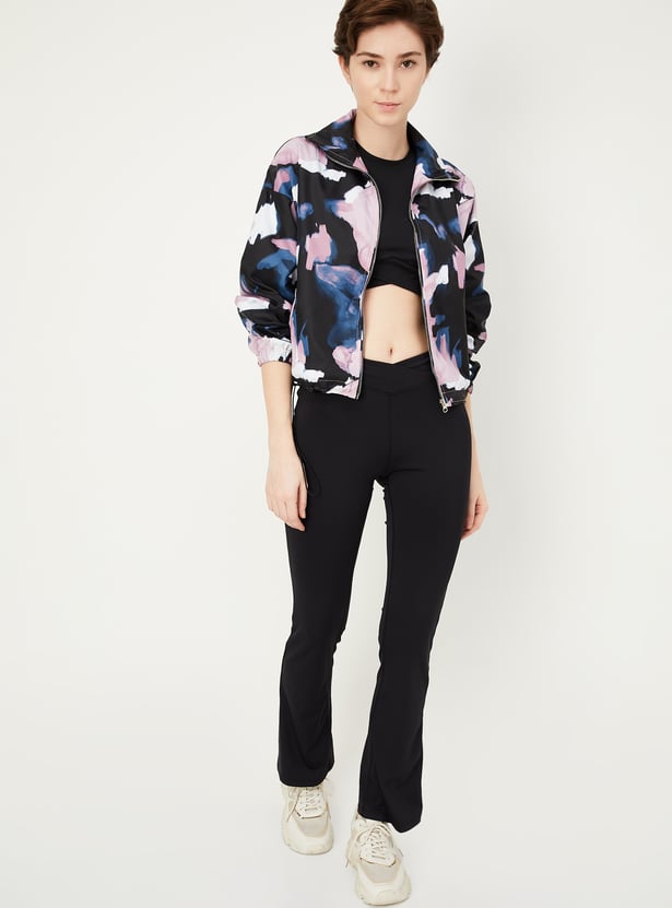 Women Printed Sporty Jacket