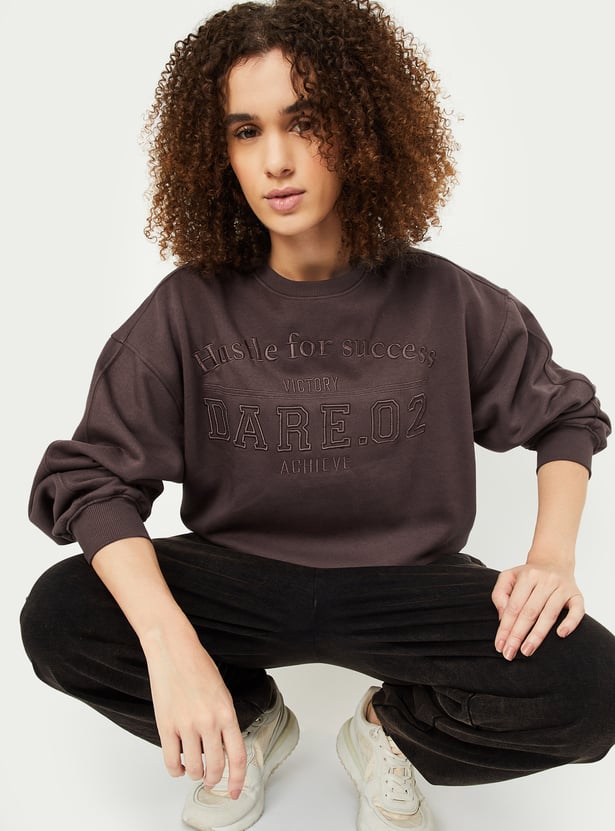 Women Oversized Athleisure Sweatshirt