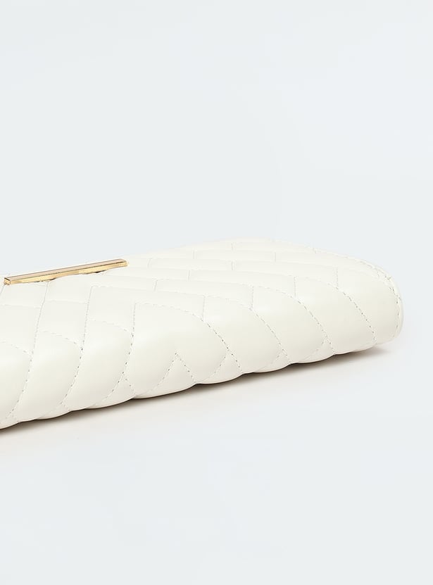 Women Quilted Zip Around Wallet