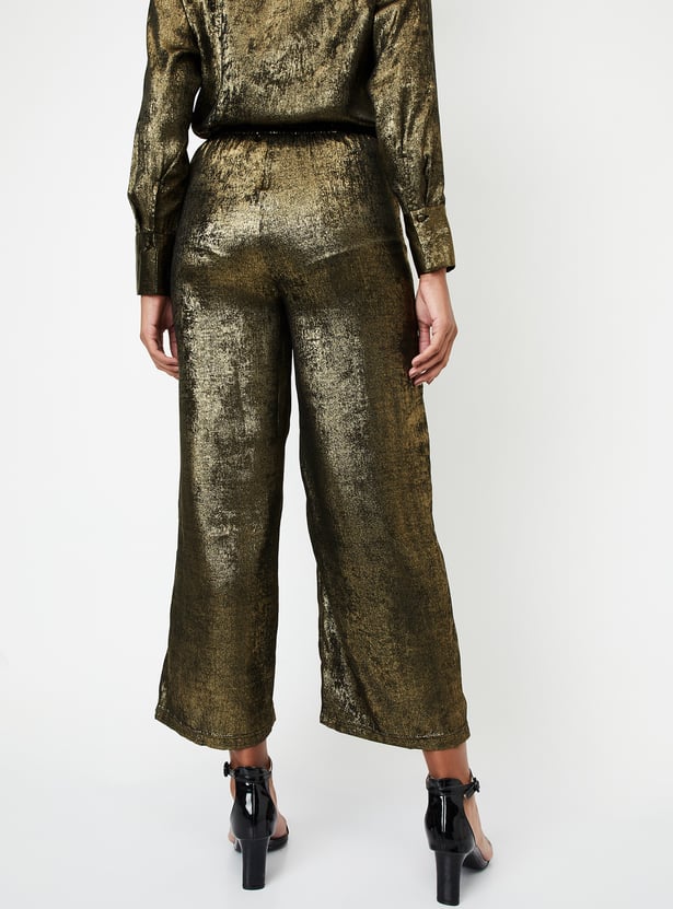 Kalki x Max Women Shimmer Wide Leg Trousers