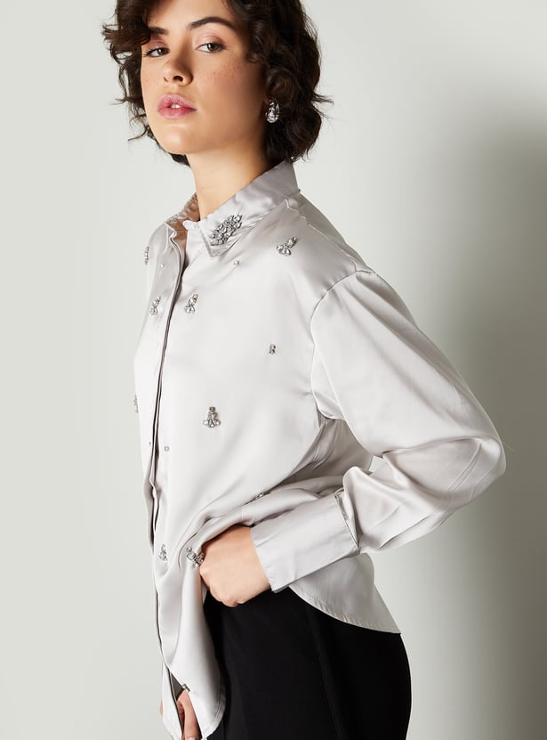 Women Embellished Shirt