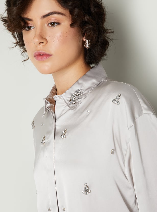 Women Embellished Shirt