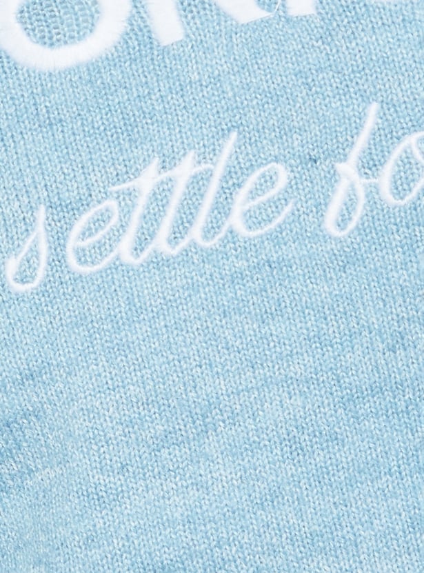 URB_N Men Embroidered Sweater