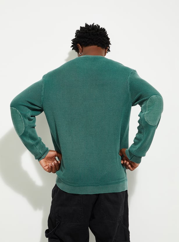 URB_N Men Acid Washed Sweater