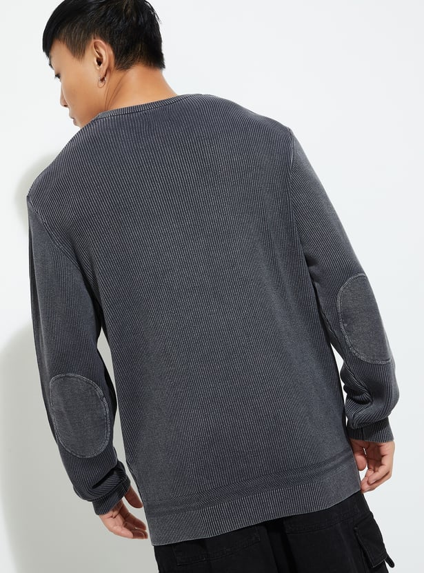 URB_N Men Acid Washed Sweater