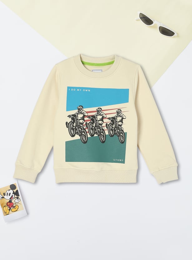 Boys Graphic Printed Sweatshirt