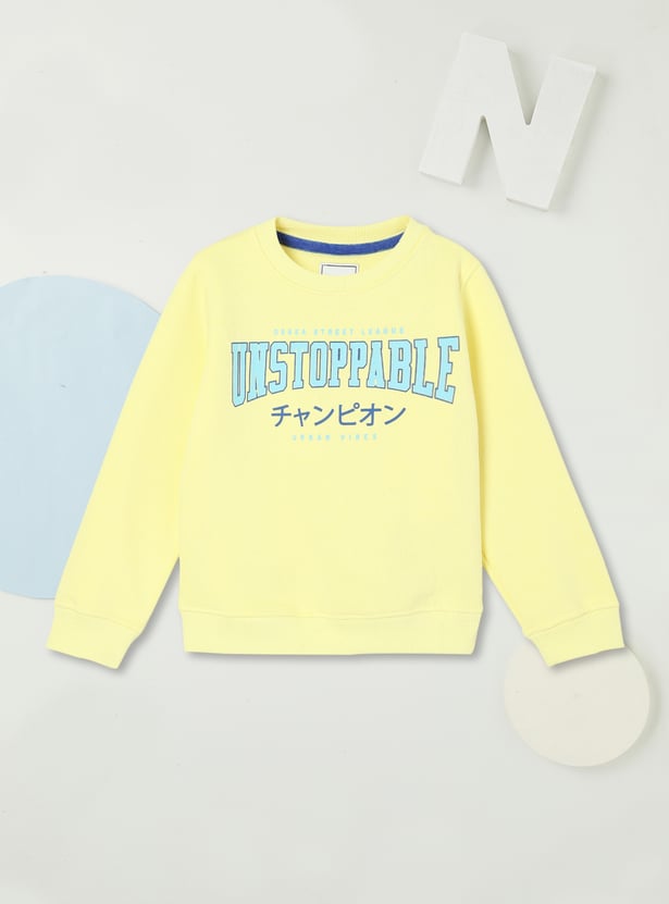 Boys Graphic Printed Sweatshirt