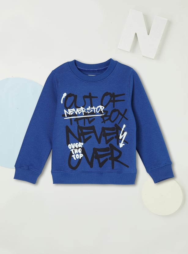 Boys Graphic Printed Sweatshirt