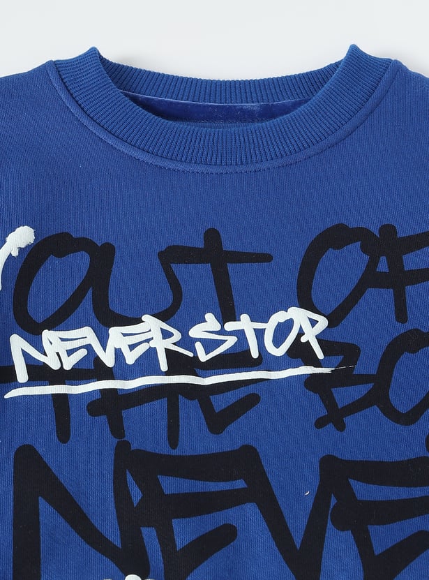 Boys Graphic Printed Sweatshirt