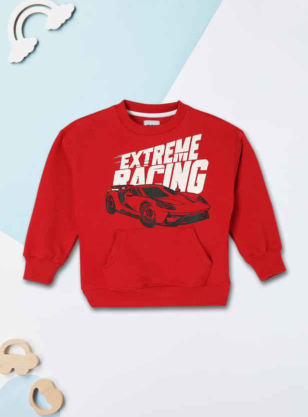 Boys Graphic Printed Sweatshirt