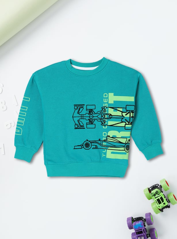 Boys Graphic Printed Sweatshirt