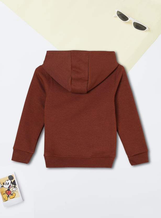 Boys Printed Hooded Sweatshirt