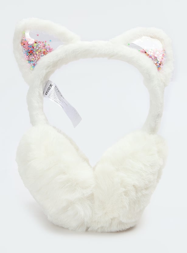 Women Cat Detail Earmuffs