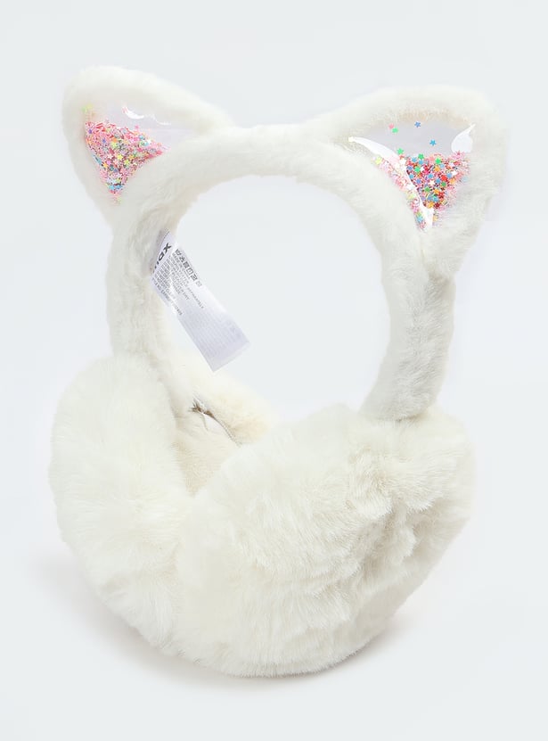 Women Cat Detail Earmuffs