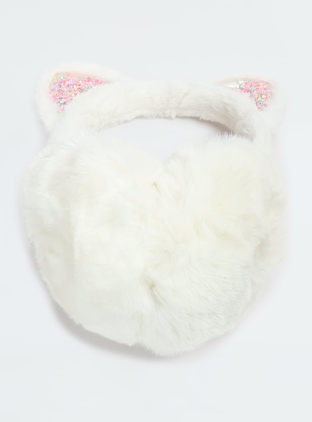 Women Cat Detail Earmuffs