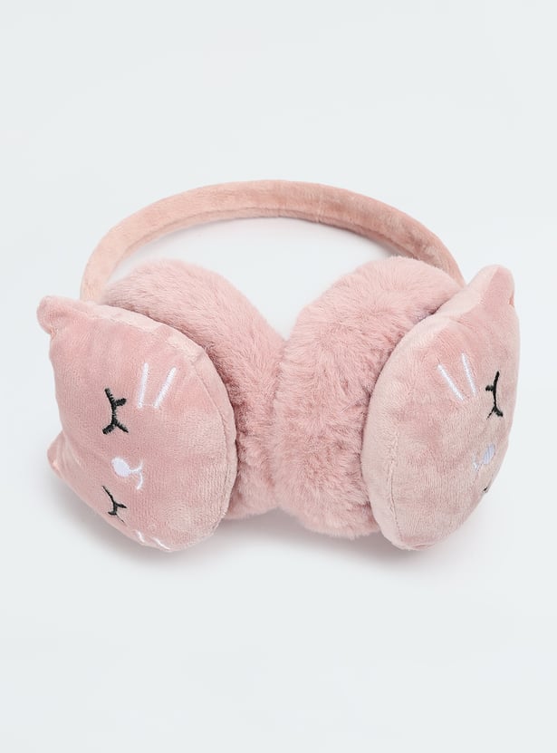 Women Cat Detailed Earmuffs