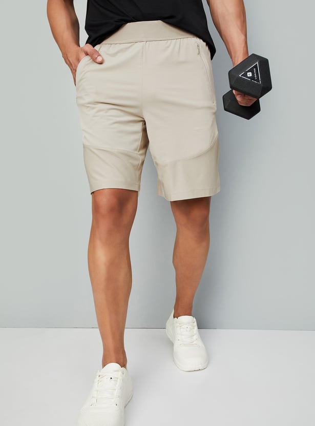 Men Cut & Sew Active Shorts