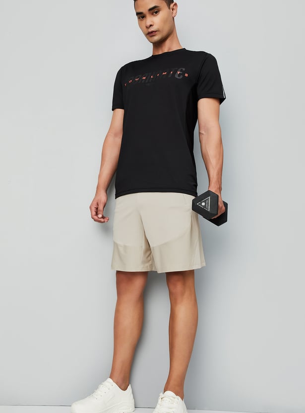 Men Cut & Sew Active Shorts