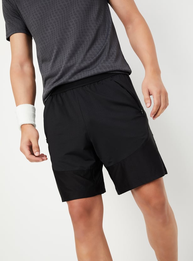 Men Cut & Sew Active Shorts