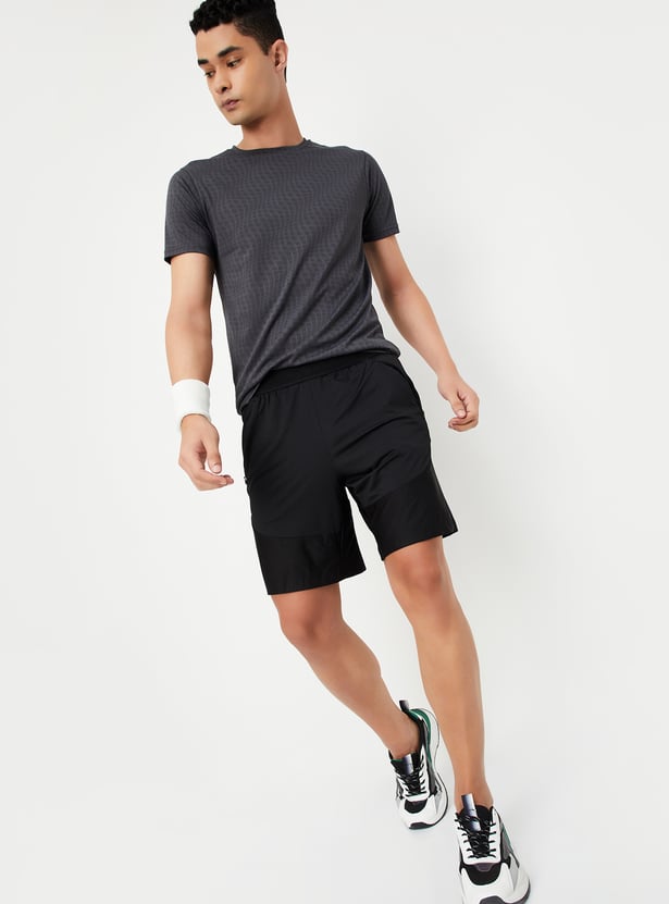 Men Cut & Sew Active Shorts