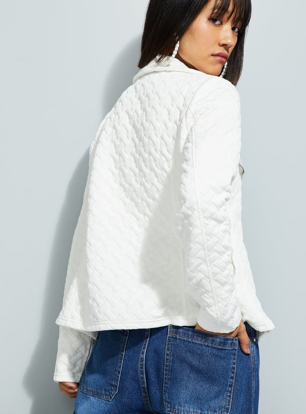 URB_N Women Quilted Biker Jacket