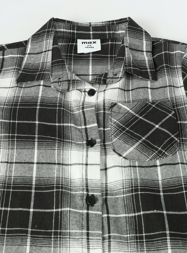 Girls Checked Shirt