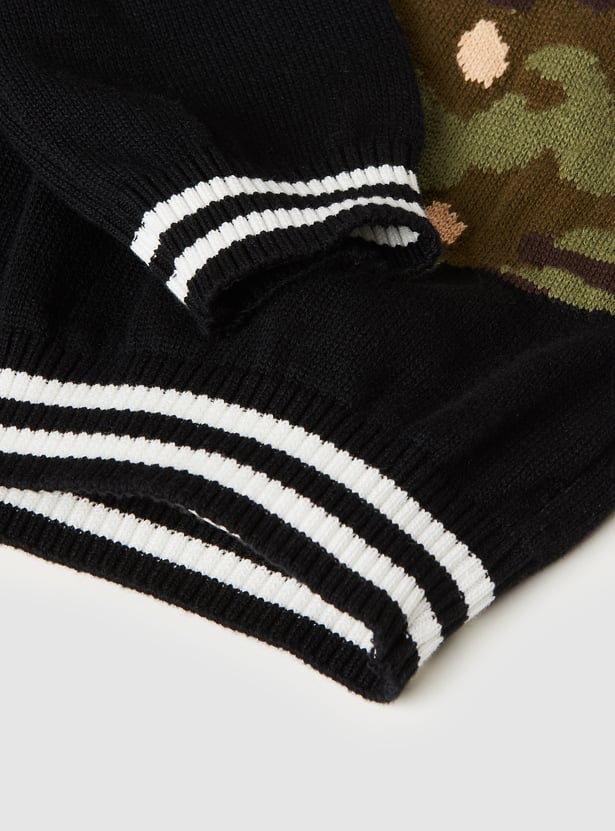 Boys Dino Knit Sweater