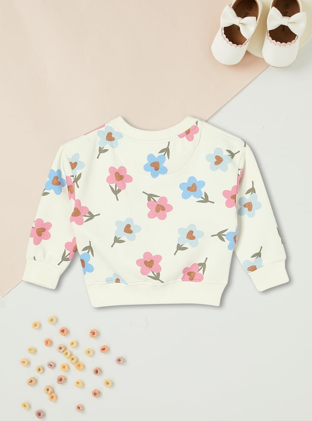 Girls Printed Sweatshirt