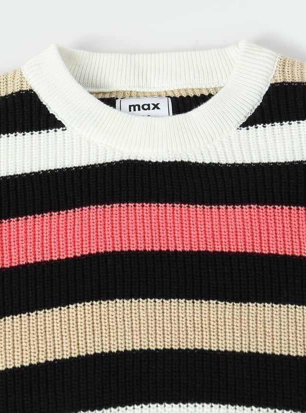 Girls Striped Sweater