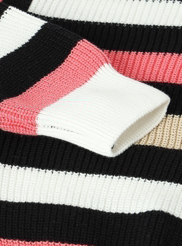 Girls Striped Sweater