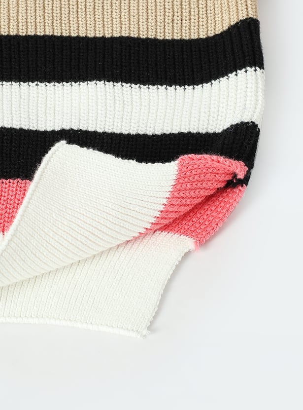 Girls Striped Sweater