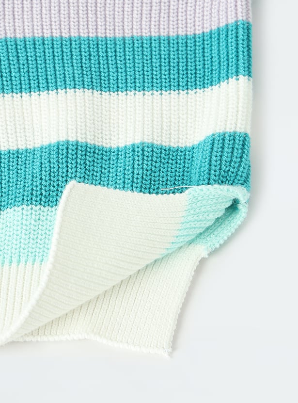 Girls Striped Sweater