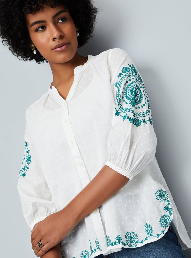 Women Embroidered Tunic