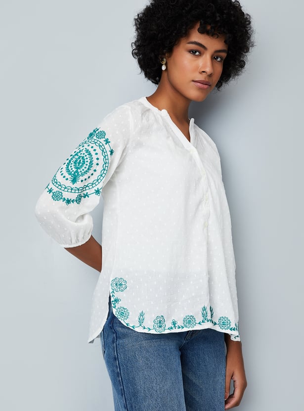 Women Embroidered Tunic