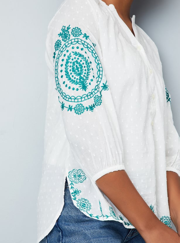 Women Embroidered Tunic