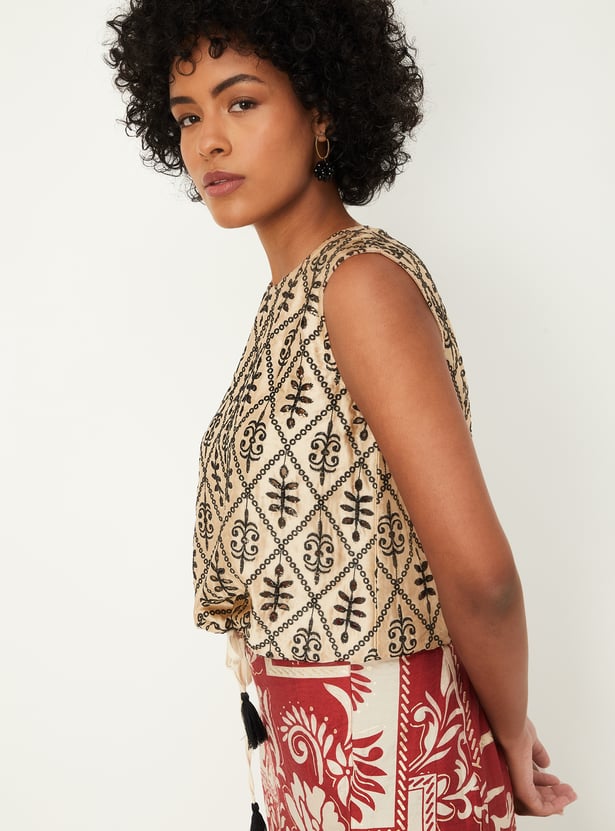 Women Embroidered Top