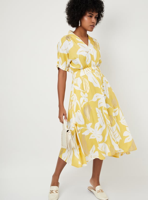 Buy Women Printed Fit & Flared Dress Online at just Rs. 999.0 - 1000014197574 | Max Fashion Buy Women Printed Fit & Flared Dress Online at just Rs. 999.0 - 1000014197574 | Max Fashion